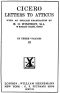 [Gutenberg 51403] • Cicero: Letters to Atticus, Vol. 3 of 3